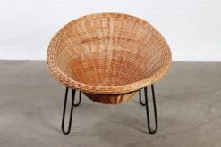 Vintage Rattan Sessel Mid Century Rockabilly 50er 60er Design -Chairly Shop d382fabe 93ce 4adf bc84 79cfdf39c335