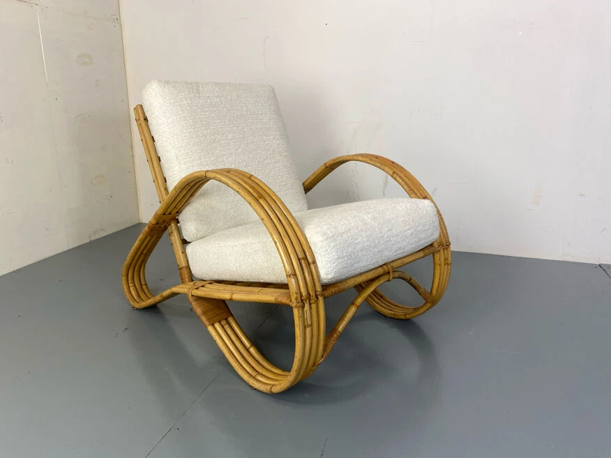 Fauteuil En Rotin De Rohé Noordwolde, Années 1950 9 Fauteuil En Rotin De Rohé Noordwolde, Années 1950 - Image 7