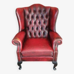 Red Chesterfield Armchair In Buttoned Leather, 1950s -Chairly Shop d69056e3 d763 4ff4 91a9 1323604da182