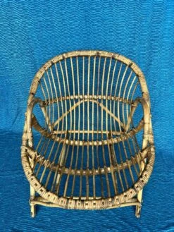 Vintage Rattan Armchair 1960 Shell Shape -Chairly Shop d74739f8 3963 4ef5 a8a4 662bf7208d3c