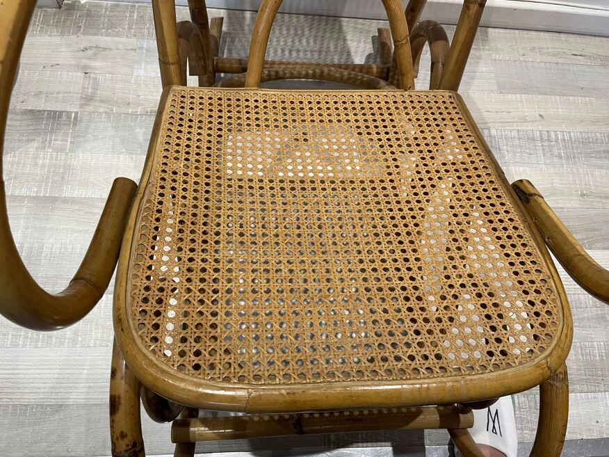 Rattan And Cane Rocking Chair 7 Rattan And Cane Rocking Chair - Image 5