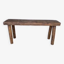 Bench 100 Cm Old Solid Wood With Patina -Chairly Shop d880a12e ed4e 4d98 b63b 7b5aa632833d