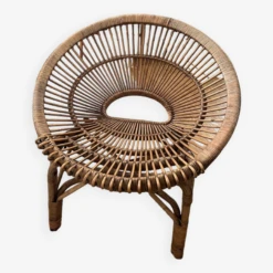 Vintage Sun Rattan Armchair -Chairly Shop d9fc12db 746c 46fe 8e10 781c928a3c4d