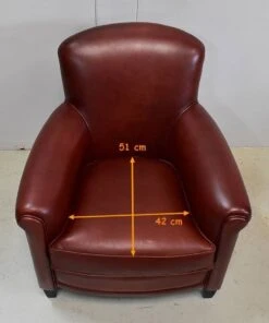 Pair Of Small Club Armchairs In Sheepskin Leather - Reproduction -Chairly Shop dbce1173 8e05 4a12 a4e2 c5b9541f0bb8