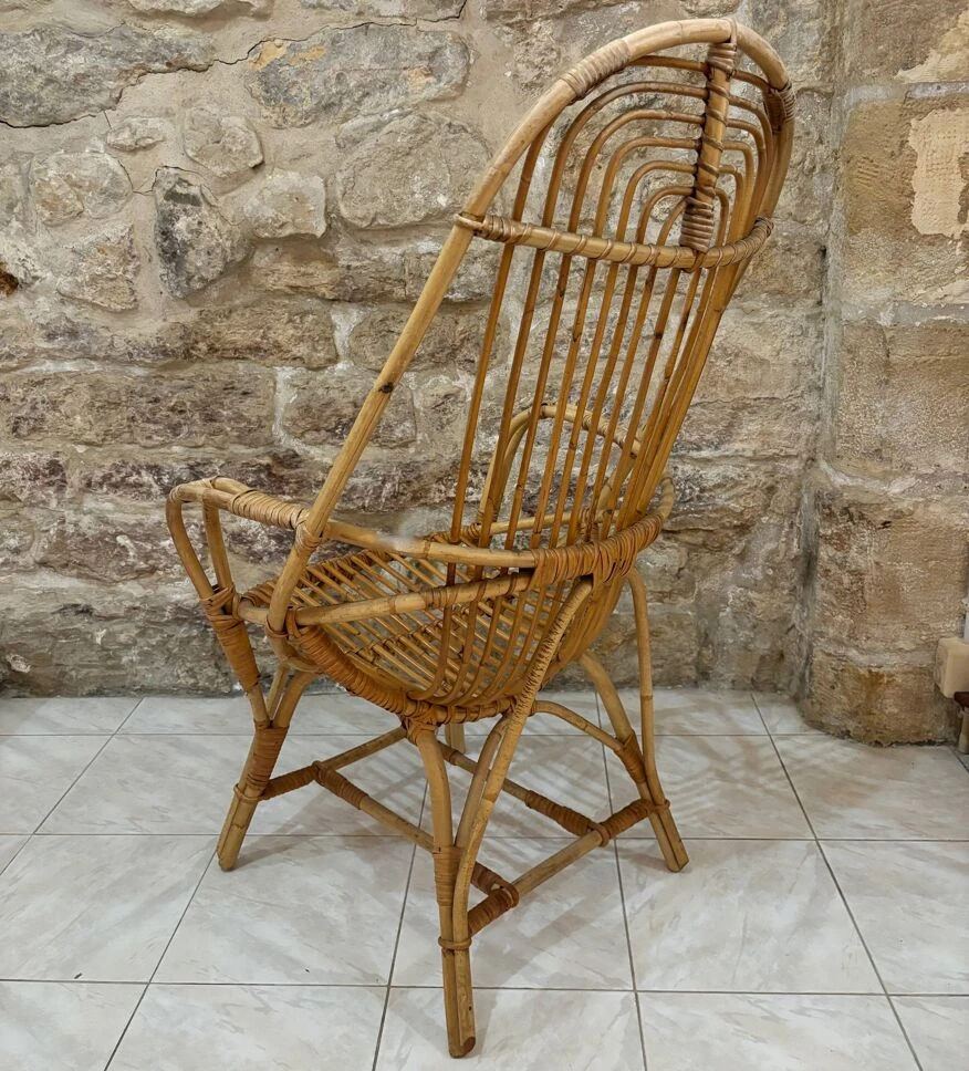 Rattan Armchair From The 60s 8 Rattan Armchair From The 60s - Image 6