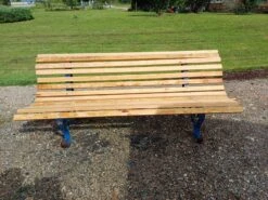 Wrought Iron And Wood Bench From The 60s -Chairly Shop dd8a7296 1006 4201 93c7 b7b23286ef36