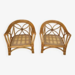 Two Large Rattan Armchairs -Chairly Shop dea7118c 065e 47ba a6dc 9d3a9d87e132