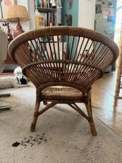Vintage Sun Rattan Armchair -Chairly Shop dee36054 2459 4fa7 8d53 ed5d226882d0