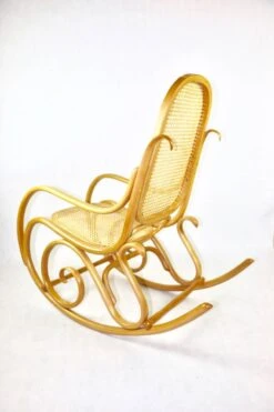 Vintage Natural Wood Rocking Chair Natural Rafia -Chairly Shop df8339a0 a2e9 40e6 84e5 9c27132a1720