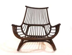 Manou Rattan Lounge Chair In Pagoda Style With Ottoman -Chairly Shop e059bedc 5ac5 4c85 a226 717095f7eab8
