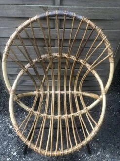 Vintage Bamboo Rattan Shell Armchair From The 60s -Chairly Shop e24f4d9c 7d5e 440d b196 1e1260807ac8