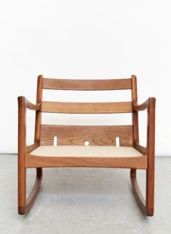 Ole Wanscher Mid-Century Rocking Chair "Senator" For France & Søn -Chairly Shop e26777fa c752 41c6 9359 1dcae617980f