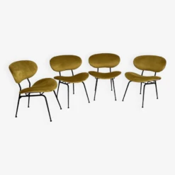 Italian Reupholstered Lounge Chairs, Set Of 4pcs. -Chairly Shop e3050b28 03dd 4ba9 9074 335ca2d941ad