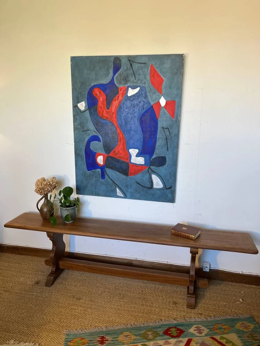 Vintage Solid Wood Farm Bench 18 Vintage Solid Wood Farm Bench - Image 16