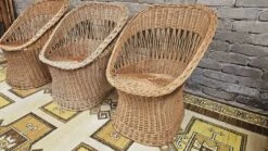 Set Of 3 Wicker Rattan Armchairs 1970 -Chairly Shop e457f7b2 135c 4d92 a81b 7e266f8d4693