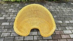 Vintage Wicker Lotus Meditation Chair, 1980s -Chairly Shop e48897a4 20a4 44f3 b005 3da3b93747c4