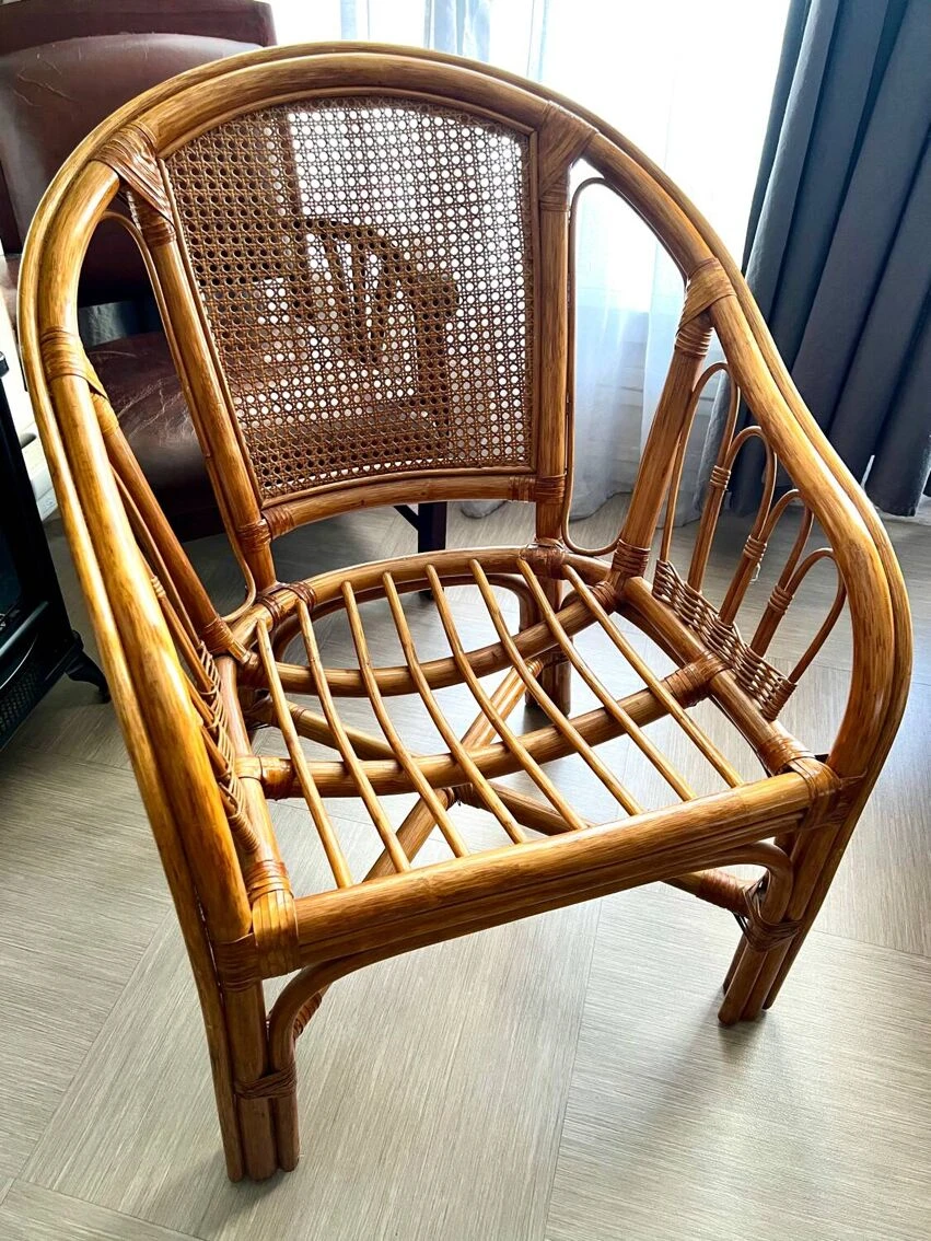 Light Rattan Armchair 11 Light Rattan Armchair - Image 9