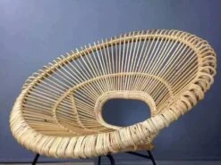 Rattan And Metal Armchair -Chairly Shop e6581bf4 60bb 4d93 bfc6 f87bf9ed256b