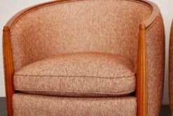 Fauteuils Lounge « Barrel » Du Milieu Du Siècle, De Style Art Déco, Dans Le Style De Paul Follot, France 1960 -Chairly Shop e7aaad8f 5fa7 492d 82b7 0449ab2eb067