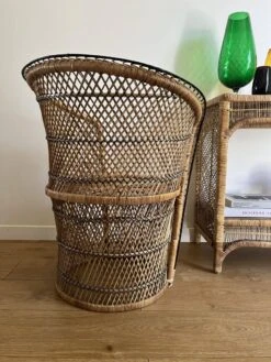 VINTAGE PALM TREE ARMCHAIR IN BURI -Chairly Shop e8f99206 af23 406f b952 ffd573cf757a