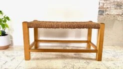 Stool Bench Wood And Rope Vintage Bohemian Spirit -Chairly Shop eb7d1a49 02f0 404f b7c3 44d284cfa273
