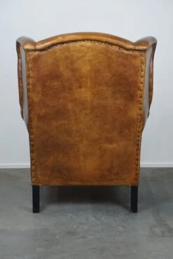 Large And Very Comfortable Wingback Armchair Made Of Sheep Leather -Chairly Shop ee8fcb7f f025 4616 ba72 7c1098184b0a