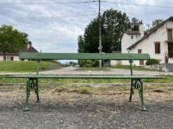 Park Or Garden Bench In Cast Iron And Painted Wood, Napoleon Iii Period -Chairly Shop eebe4a07 2081 4677 af0e c4b9efe21004