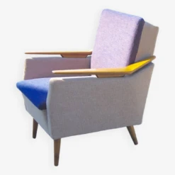 Vintage Italian Armchair Bomrang Armrest -Chairly Shop f055d134 e856 48a5 b6f1 10730765a528