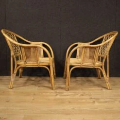 Pair Of Italian Wicker Armchairs From The 60s -Chairly Shop f0e38798 3e86 4f2b b774 a04433f0545d