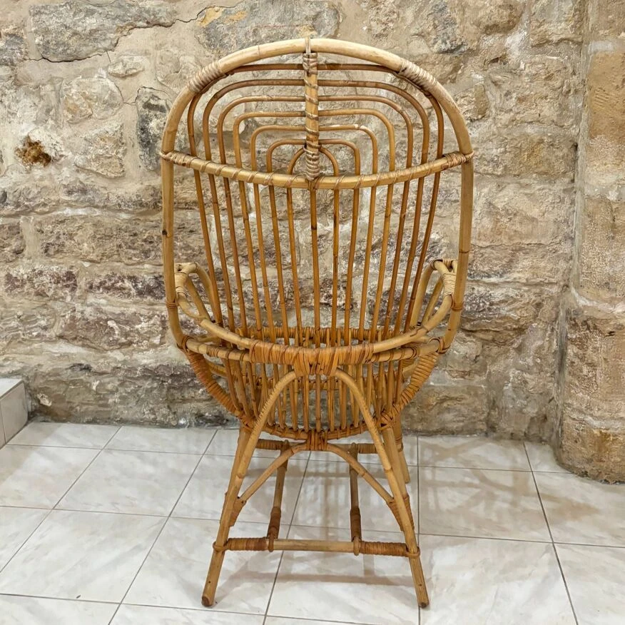 Rattan Armchair From The 60s 7 Rattan Armchair From The 60s - Image 5