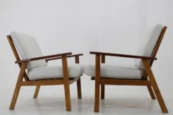 1960s Pair Of Restored Armchairs, Denmark
