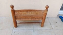 Vintage Wood And Straw Perriand Style Bench From The 50s -Chairly Shop f58c8ce0 ee1a 427e 94fe 9f094b4273d6