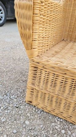 Vintage Wicker Rattan Armchair 1950s Colonial Style -Chairly Shop f646b773 3857 462e a975 053106ba2048