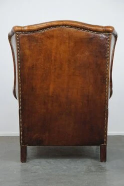 Especially Comfortable Wingback Chair Made Of Sheepskin Leather, Stunning Colors -Chairly Shop f66534f4 9740 4f5a bf22 895d4a1de9eb