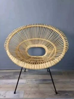 Rattan And Metal Armchair -Chairly Shop f75afeec 185b 486e a767 8aa325704c2b