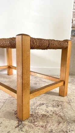 Stool Bench Wood And Rope Vintage Bohemian Spirit -Chairly Shop f76b78ef 01f7 4949 8b2b 6cbfa36aa750