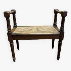 Small Louis XVI Style Cane Bench -Chairly Shop f804c62d 8073 41cf bdf5 569bde1d7c99