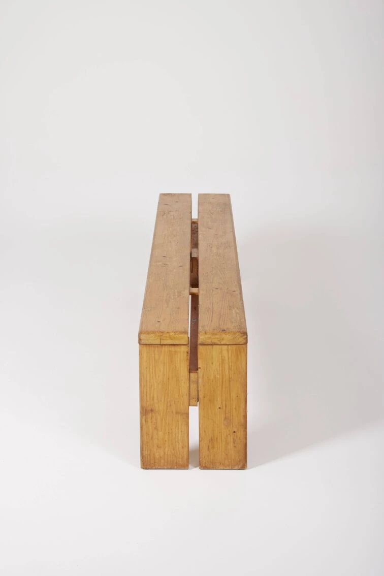 Charlotte Perriand Wooden Bench 4 Charlotte Perriand Wooden Bench - Image 2