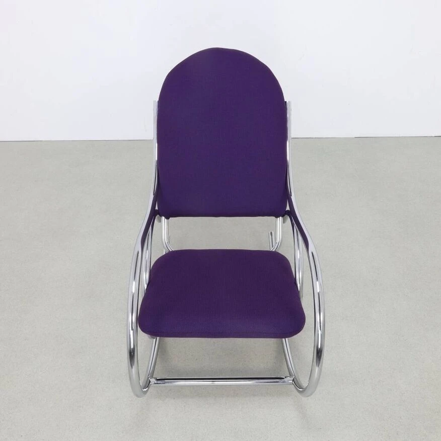 Rocking Chair In Chrome, 1970s 12 Rocking Chair In Chrome, 1970s - Image 10