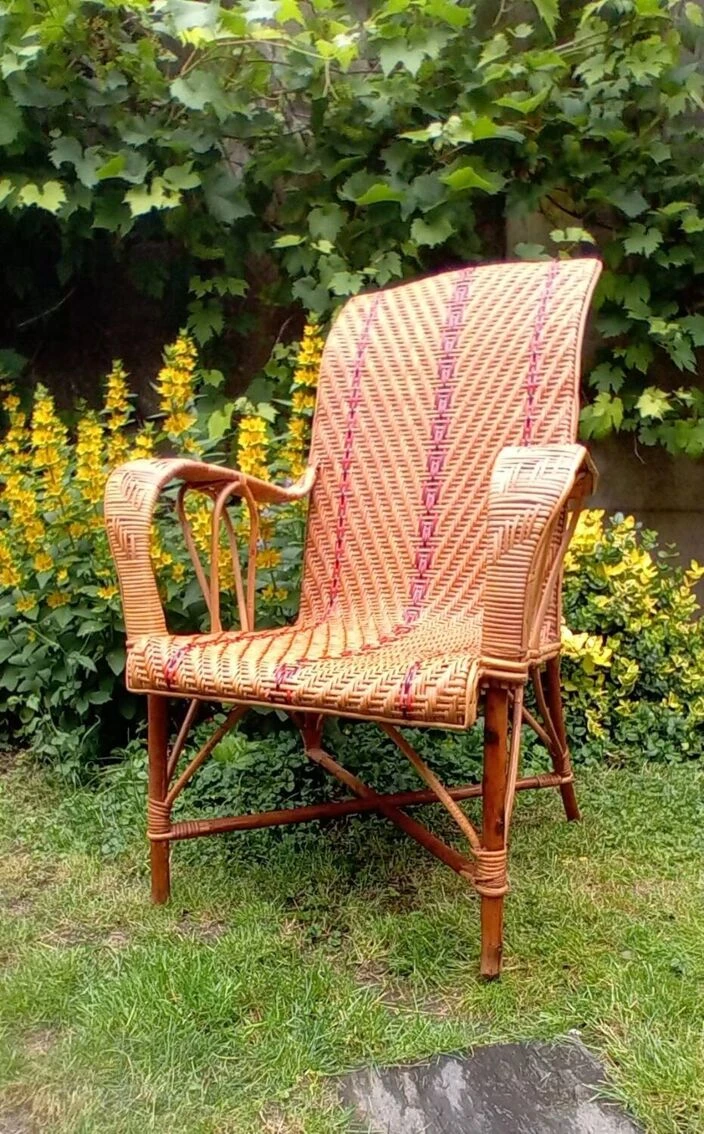 Vintage Rattan And Bamboo Armchair 5 Vintage Rattan And Bamboo Armchair - Image 3