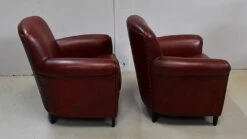 Pair Of Small Club Armchairs In Sheepskin Leather - Reproduction -Chairly Shop fa93b74c 03a0 4d00 9a46 e11708124627