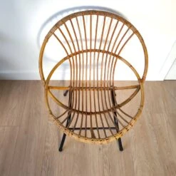 Vintage Rattan Chair, Rohe Noordwolde, 1960s -Chairly Shop fc19f2ed 274a 49d0 bd7b 8f4b55806694