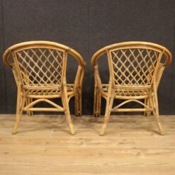 Pair Of Italian Wicker Armchairs From The 60s -Chairly Shop fd0df175 18cb 4e7f aa07 c7fce35501f3
