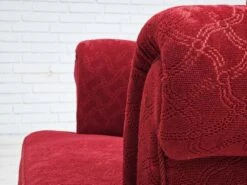 1960s, Danish Relax Armchair, Original Condition, Red Cotton/wool, Oak Wood. 34 1960s, Danish Relax Armchair, Original Condition, Red Cotton/wool, Oak Wood. -Chairly Shop fd659c67 cb1b 4472 b075 8a4bc1e8463c