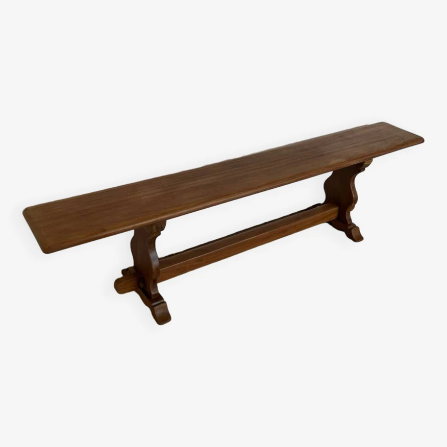 Vintage Solid Wood Farm Bench 8 Vintage Solid Wood Farm Bench - Image 6