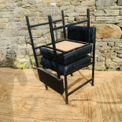 Set Of 4 Modernist Low Chairs